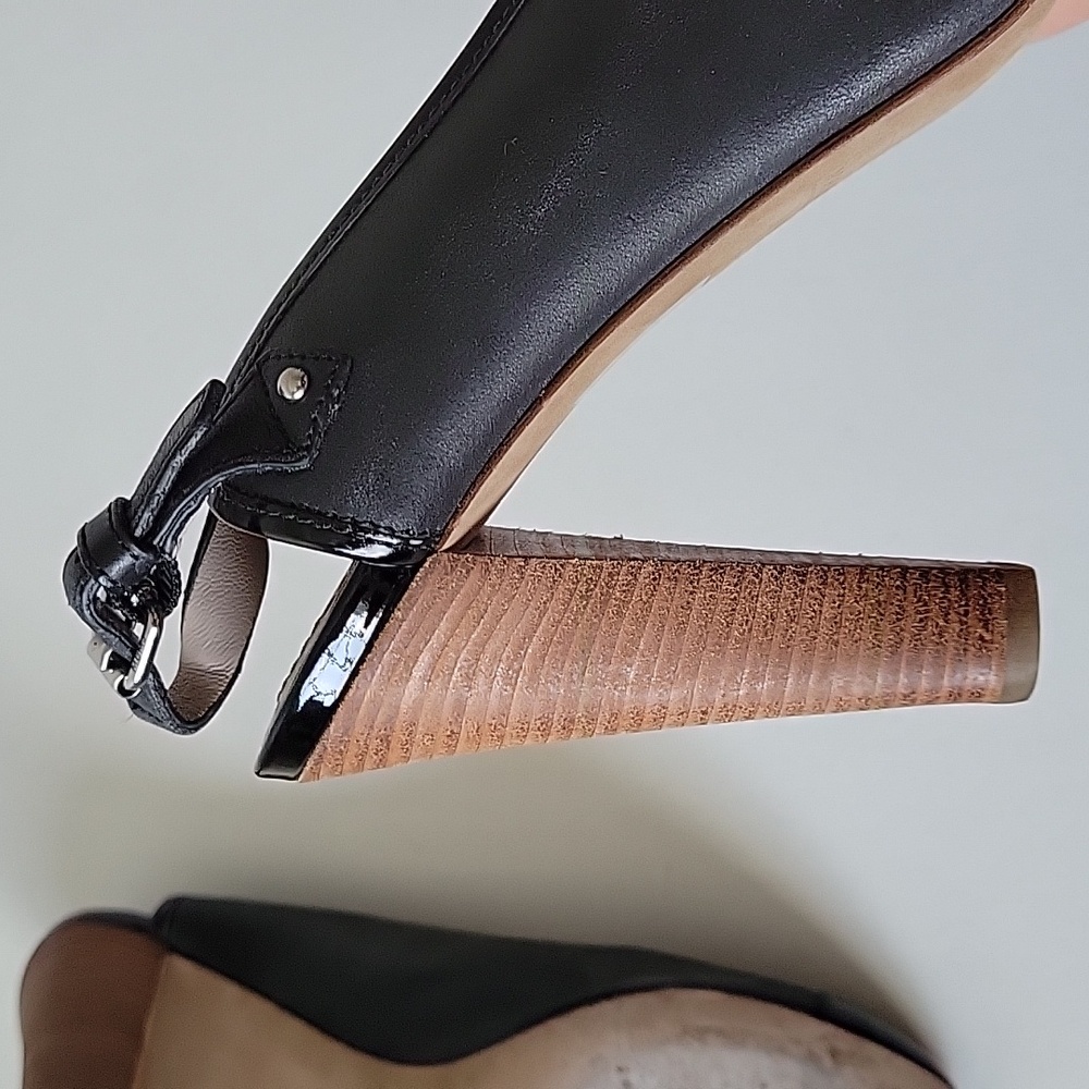 US 7 Marc by Marc Jacobs Leather Slingback Heels - Picture 4 of 7